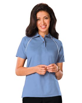 'BG6220 Ladies' Wicking Contrast Piping Polo'
