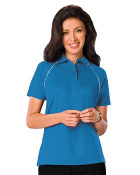 'BG6220 Ladies' Wicking Contrast Piping Polo'