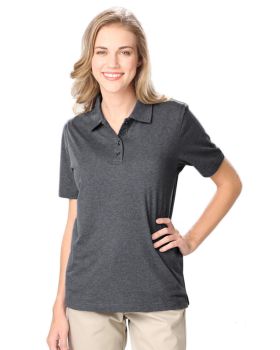'BG6229 Ladies' Heathered Polo'