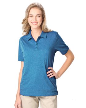 'BG6229 Ladies' Heathered Polo'