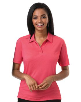 'BG6232 Ladies S/S Nailhead Polo'