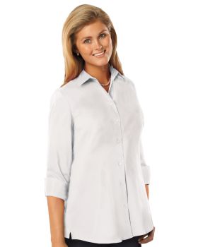 'BG6261 Ladies' 3/4 Sleeve Poplin Swing Shirt'