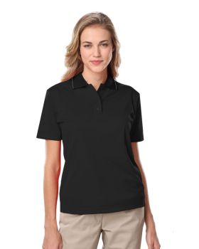 'BG6301 Ladies' s Striped Trim Value Polo'