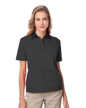 'BG6301 Ladies' s Striped Trim Value Polo'