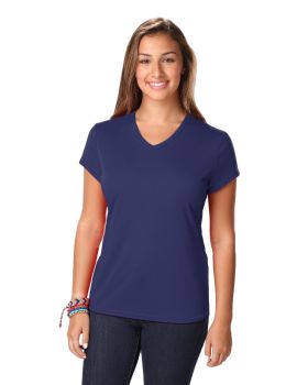 'BG6302 Ladies' Value Wicking V-Neck Tee'