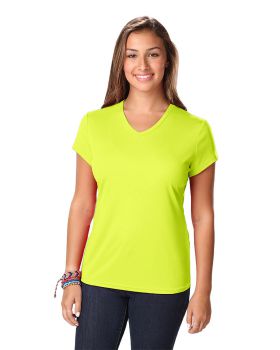 'BG6302 Ladies' Value Wicking V-Neck Tee'