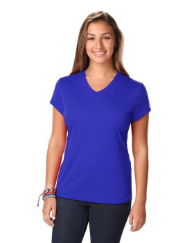'BG6302 Ladies' Value Wicking V-Neck Tee'