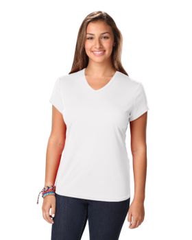 'BG6302 Ladies' Value Wicking V-Neck Tee'
