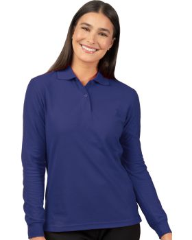 'BG6502 Ladies' Soft Touch L/S Pique Polo'