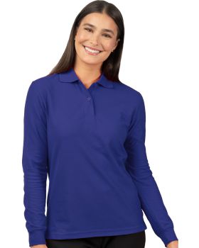 'BG6502 Ladies' Soft Touch L/S Pique Polo'