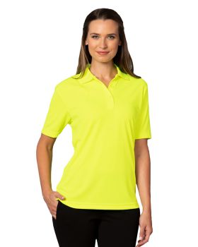 'BG6510 Ladies' Hi-Visibility S/S Wicking Pique Polo'