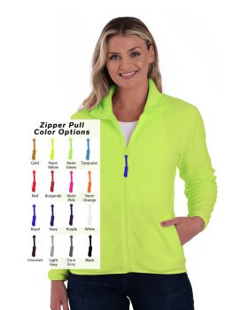 'BG6951B Custom Zipper Pull Polar Fleece Jacket'