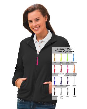 'BG6951B Custom Zipper Pull Polar Fleece Jacket'