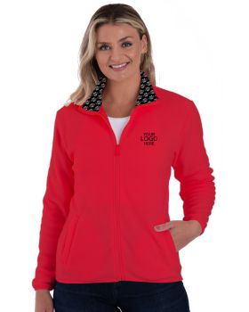 'BG6951H Your Logo Here Ladies Micro Fleece Full Zip Jacket'