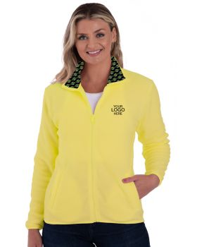 'BG6951H Your Logo Here Ladies Micro Fleece Full Zip Jacket'