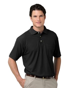 'BG7202 Men's Scotchgard Pique Polo with Pocket'