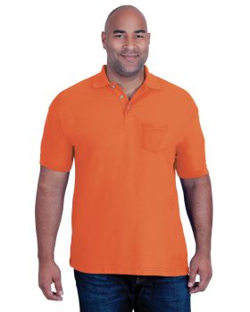 'BG7202 Men's Scotchgard Pique Polo with Pocket'