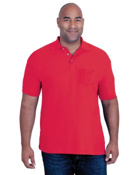 'BG7202 Men's Scotchgard Pique Polo with Pocket'