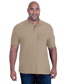 'BG7202 Men's Scotchgard Pique Polo with Pocket'