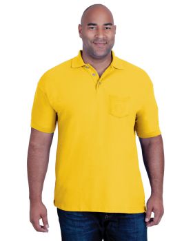 'BG7202 Men's Scotchgard Pique Polo with Pocket'