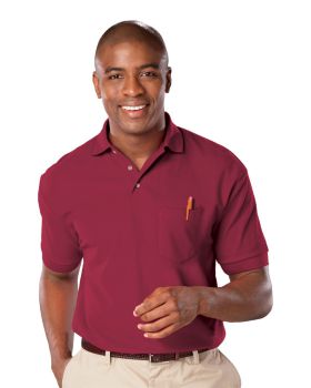 'BG7206 Adult Superblend S/S Pocketed Polo'