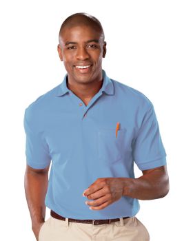 'BG7206 Adult Superblend S/S Pocketed Polo'