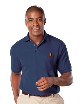 'BG7206 Adult Superblend S/S Pocketed Polo'