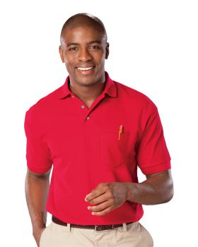 'BG7206 Adult Superblend S/S Pocketed Polo'