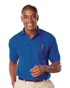 'BG7206 Adult Superblend S/S Pocketed Polo'