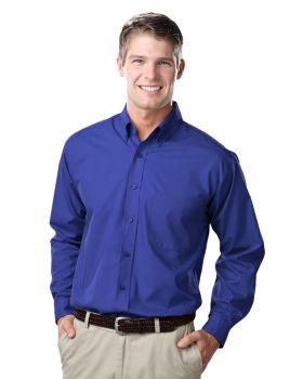 'BG7210 Men's L/S Value Poplin Shirt'