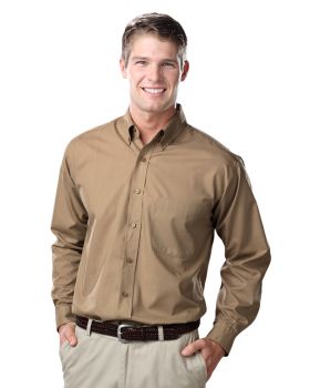 'BG7210 Men's L/S Value Poplin Shirt'