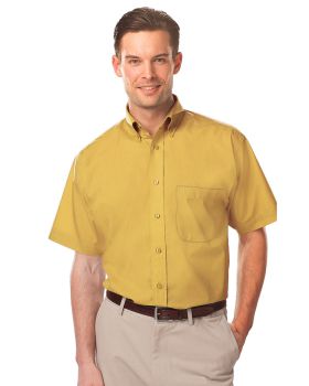 'BG7210S Men's S/S Value Poplin Shirt'