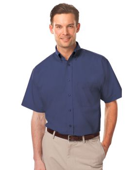 'BG7210S Men's S/S Value Poplin Shirt'