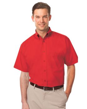 'BG7210S Men's S/S Value Poplin Shirt'