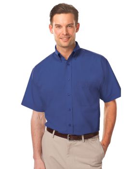 'BG7210S Men's S/S Value Poplin Shirt'