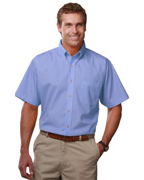 'BG7217S Men's Scotchgard Twill S/S Shirt'