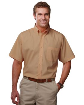 'BG7217S Men's Scotchgard Twill S/S Shirt'