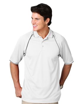 'BG7220 Men's Wicking Contrast Piping Polo'