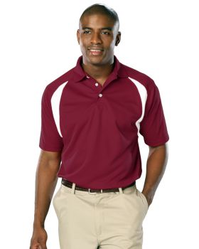'BG7223 Men's Wicking Raglan Sleeve Polo'