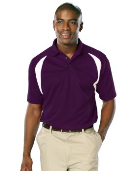 'BG7223 Men's Wicking Raglan Sleeve Polo'