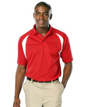 'BG7223 Men's Wicking Raglan Sleeve Polo'