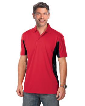 'BG7226 Men's Snag Resist Colorblock Polo'