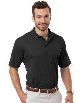 'BG7227 Adult Tonal Stripe Wicking Polo'
