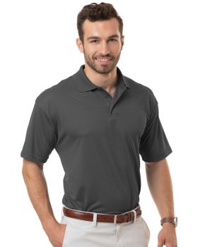 'BG7227 Adult Tonal Stripe Wicking Polo'