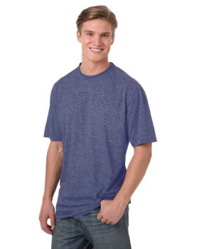 'BG7228 Men's Heathered Crew Neck Tee'