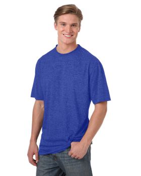 'BG7228 Men's Heathered Crew Neck Tee'