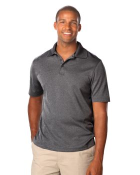 'BG7229 Men's Heathered Polo'