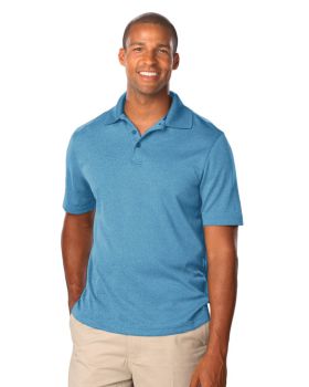 'BG7229 Men's Heathered Polo'