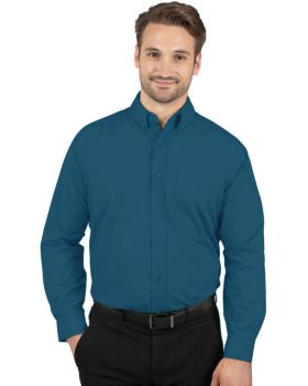 'BG7266 Men's L/S Superblend Poplin Shirt with Matching Buttons'