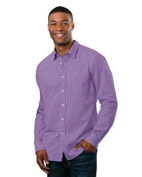 'BG7269 Men’s L/S Gingham Check'